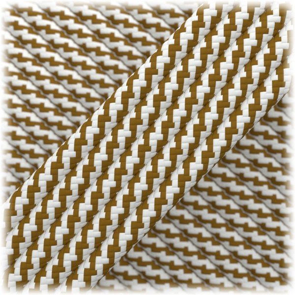 Paracord 550 ø4mm Coyote Brown White Twist
