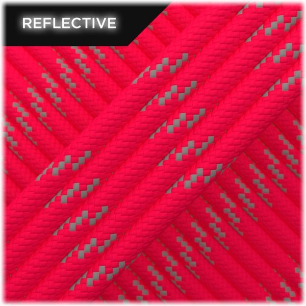 Paracord 550 ø4mm Reflect Neon Pink